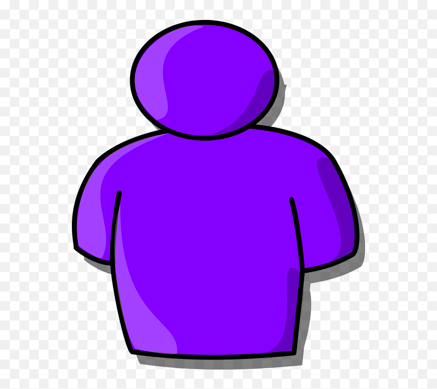 100 - Purple Person Clipart Emoji,Emoticon Ios