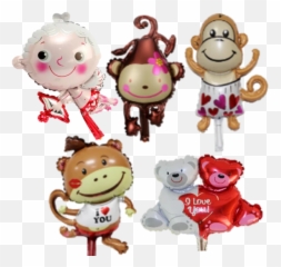 Amor 16 Inch Cupido Monito I Love You - Bong Bóng Con Kh Emoji,Monito Emoji