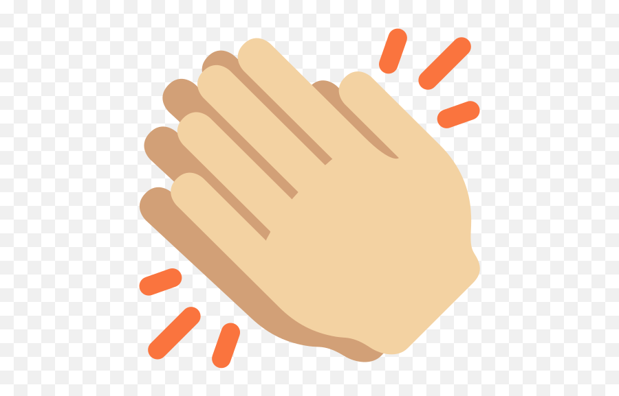 Clapping Hands Emoji With Medium - Clap Emoji,Brown Clapping Hands Emoji