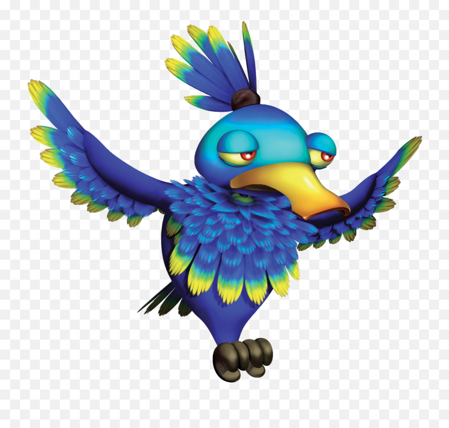 Parrot Clipart Jungle Parrot Parrot - Donkey Kong Tropical Freeze Emoji,Parrot Emoji