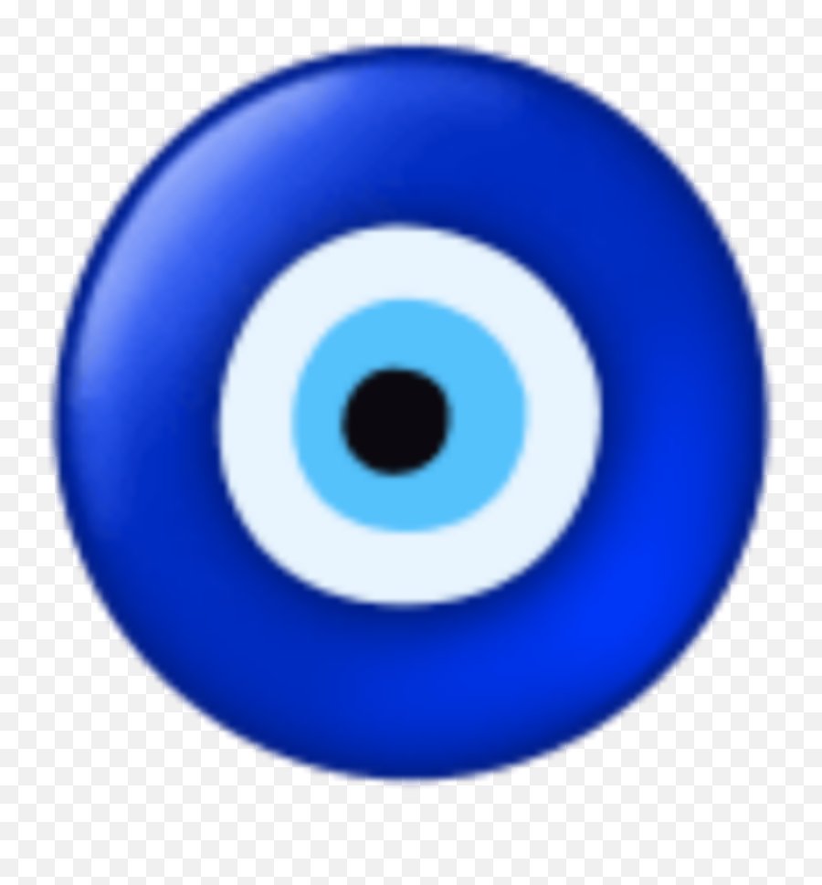 Evileye - Circle Emoji,Evil Eye Emoji