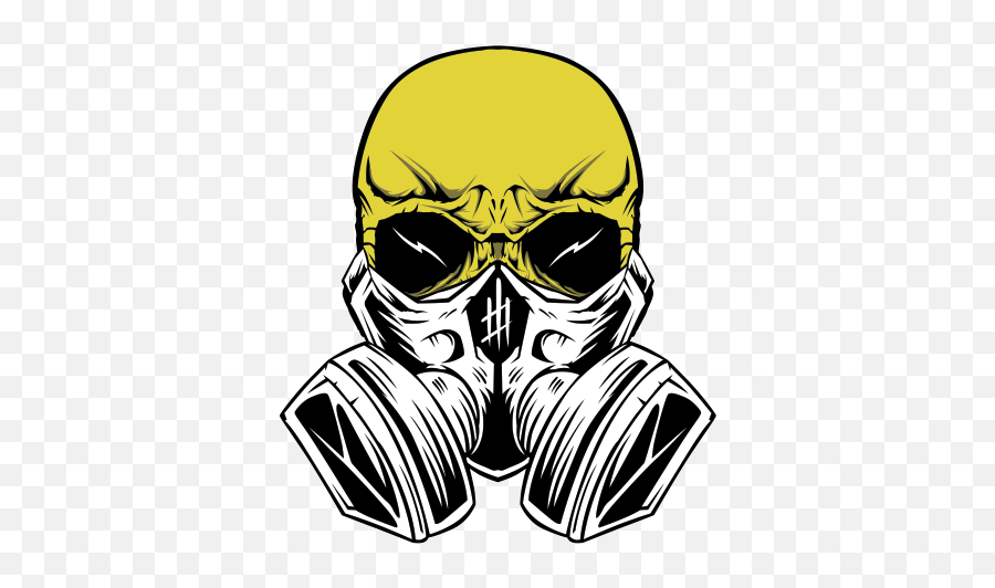 Skulls Transparent Gas Mask Picture - Gas Mask Skull Png Emoji,Gas Mask Emoji