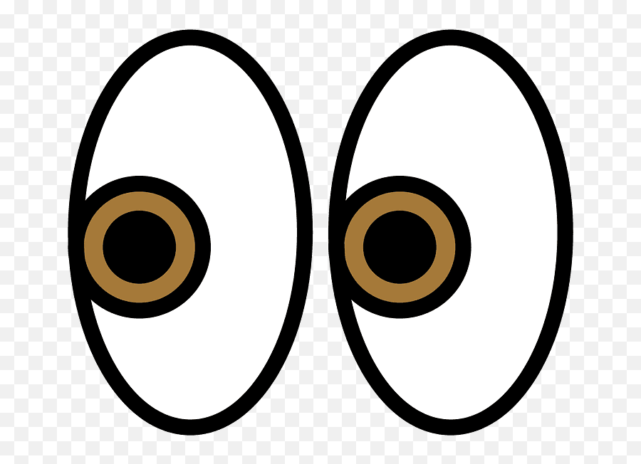 Eyes Emoji Clipart - Ojos Emoticon,Six Eye Ear Nose Emoji
