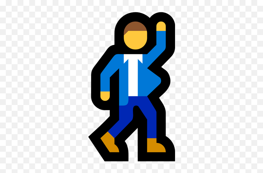 Emoji Image Resource Download - Salsa Dancer Emoji Microsoft,Dancing Man Emoji