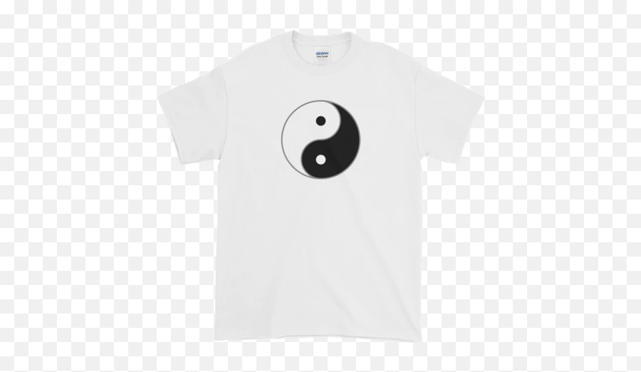 Yin And Yang - Short Sleeve Emoji,Yin Yang Emoticon