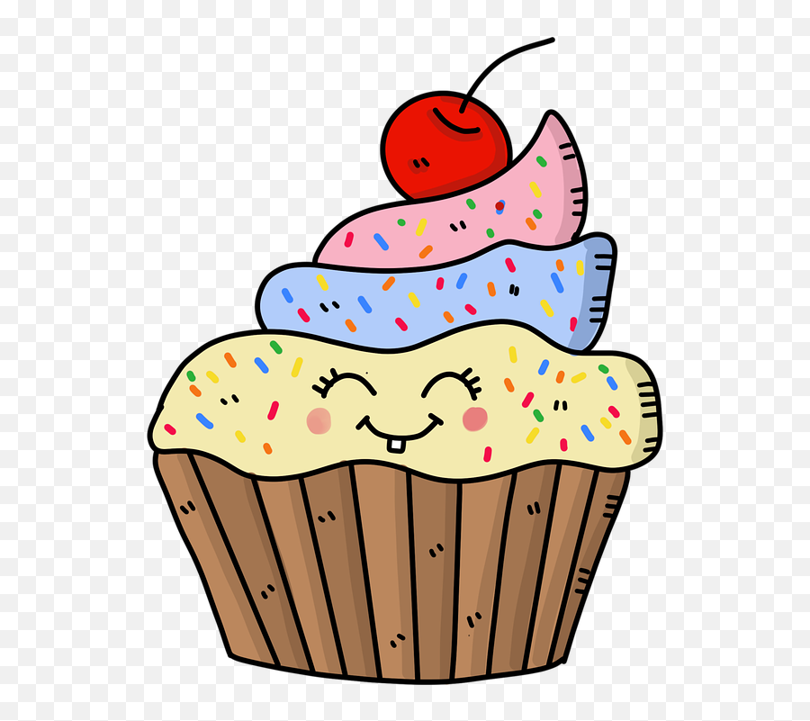 Cupcake Fairy Cake Dessert - Cupcake Emoji,Facebook Cake Emoji