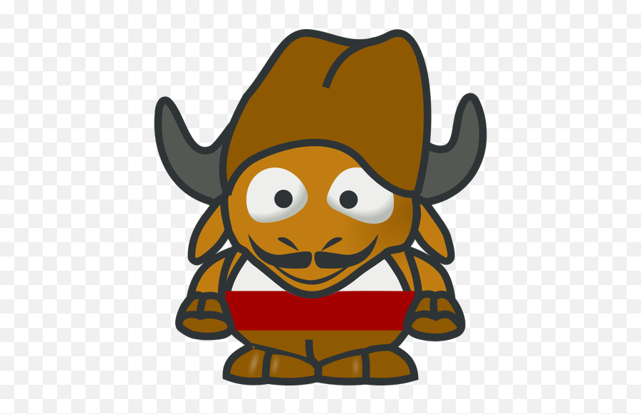 Mexican Midget Character Vector Graphics - Baby Gnu Emoji,Pig Emoticon