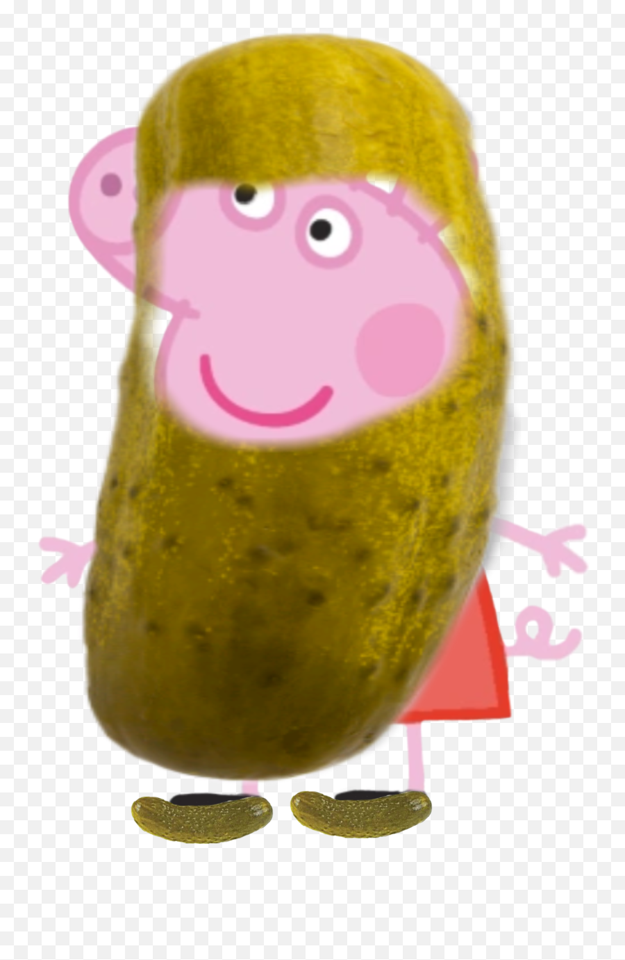 Freetoedit Pickle Peppapig - Peppa Pig In A Pickle Emoji,Pickle Emoji