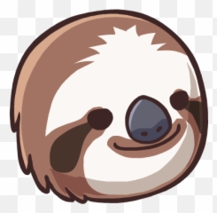 Clip Art Free Sloth - Sloth Clipart Emoji,Sloth Emoji