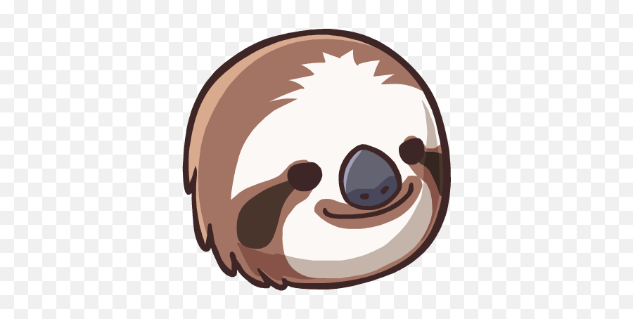 Clip Art Free Sloth - Sloth Clipart Emoji,Sloth Emoji