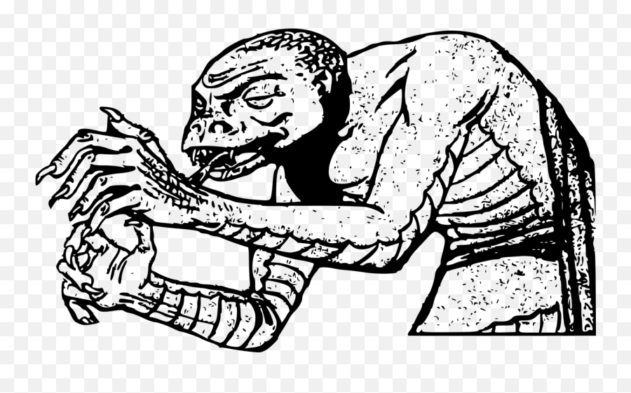 Beast Evil Horror Man Monster - Snake Head Man Monster Emoji,Snake Emoji