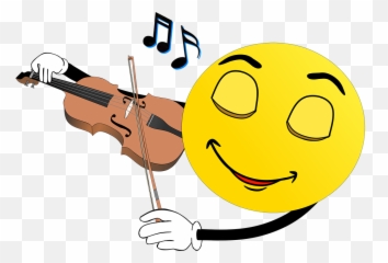Violin Instrument Classical - Smiley Emoji