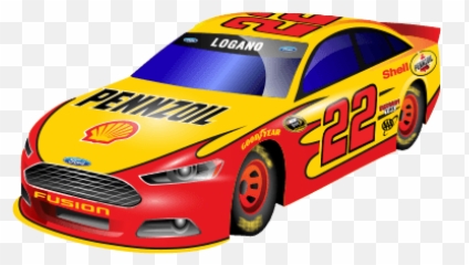 Joey Logano Car - Transparent Emoji