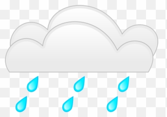 Free Storm Rain Vectors - Nedbør Regn Emoji,Lightning Emoji