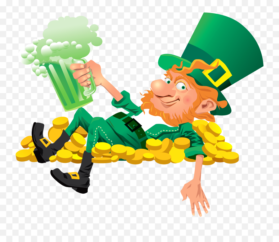 Beer Happy Transparent Png Clipart - Leprechaun Png Emoji,Beer Toast Emoji