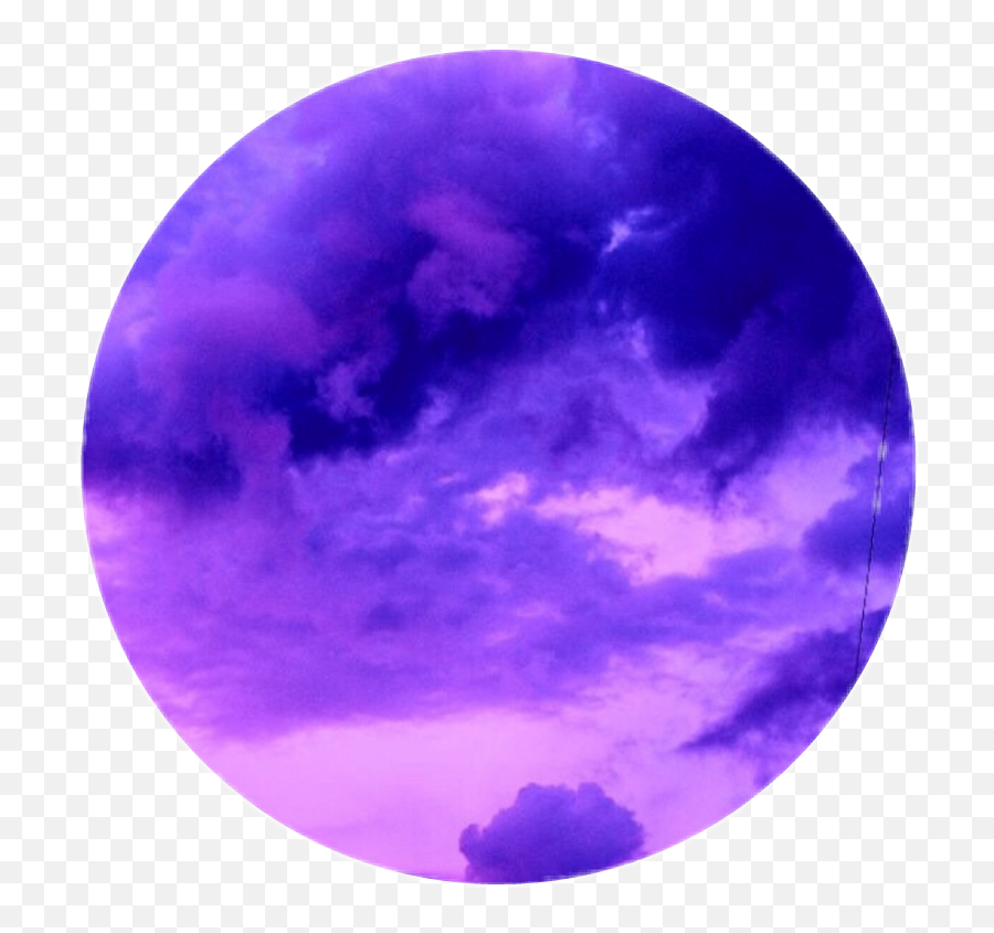 Aesthetic Tumblr Purple Circle - Imagenes Moradas Emoji,Purple Circle Emoji