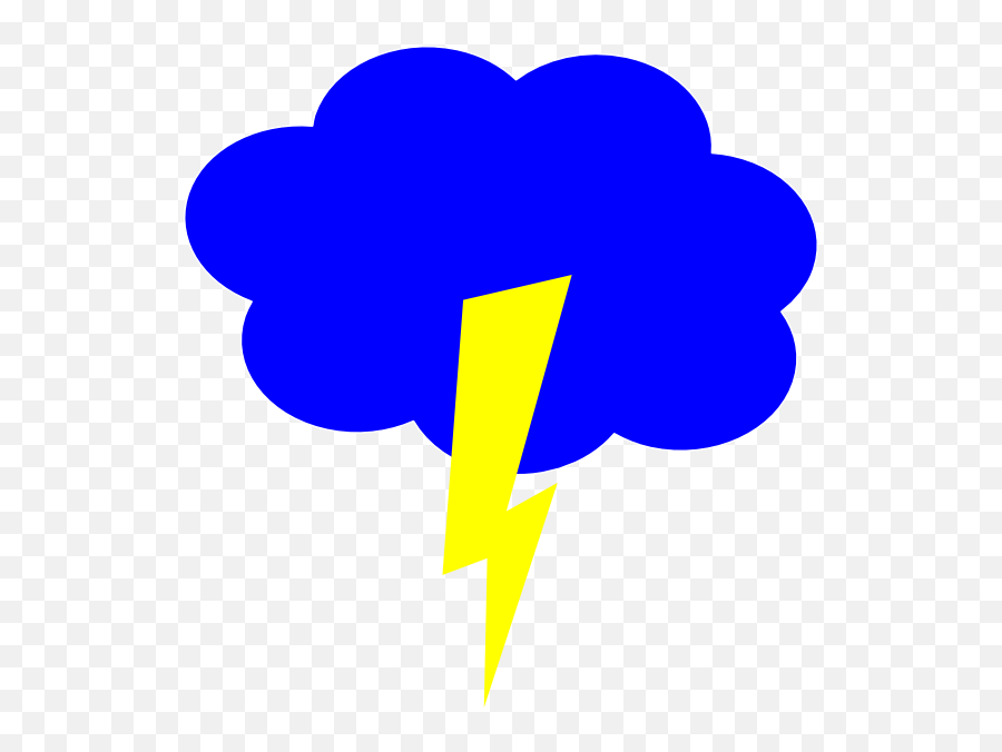 Lightning Clipart Cloud Lightning - Clip Art Emoji,Thunder Cloud Emoji