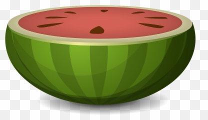 Free Watermelon Fruit Illustrations - Melancia Cortada Png Emoji