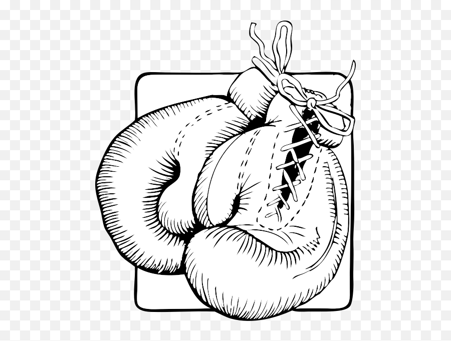 Boxing Gloves Vector Graphics - Boxing Gloves Outline Emoji,Boxing Glove Emoticon