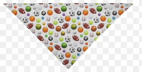 Sports Balls Dog Bandana Baseball - Smiley Emoji,Bleach Emoticon