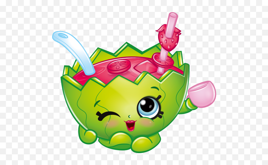 Mallory Watermelon Punch Shopkins Picture - Shopkins Png Emoji,Star Punch Emoji