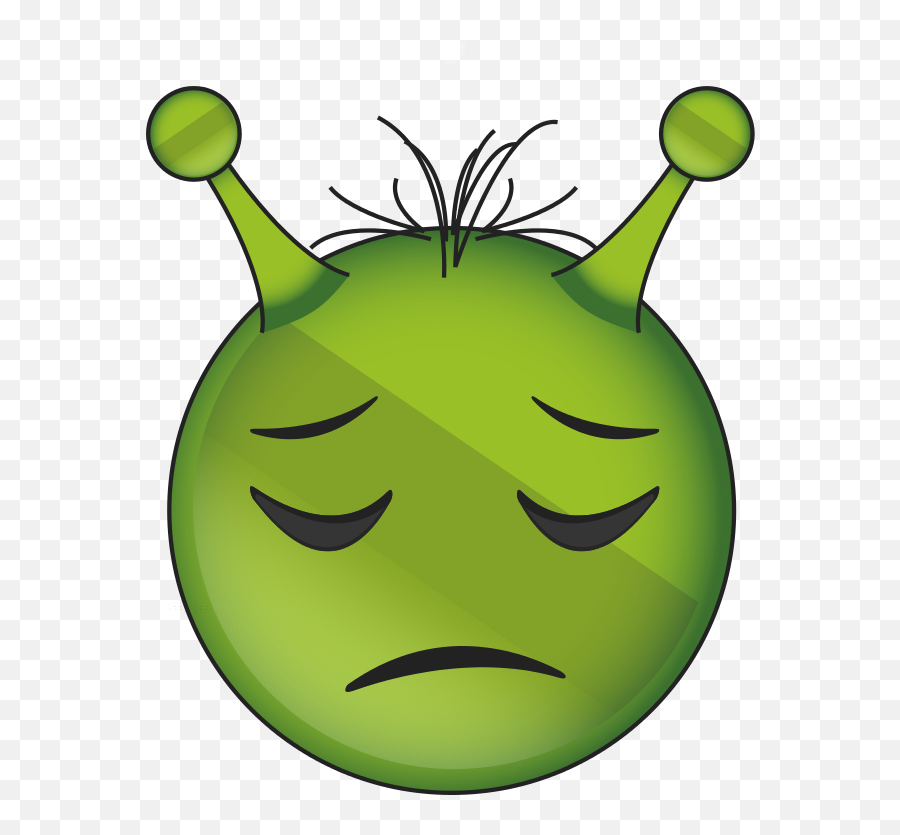 Alien Face Emoji Transparent Png - Emoji,Green Emoji