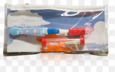 Brush Buddies Kids Hygiene Kit - Paper Emoji,Syringe Emoji