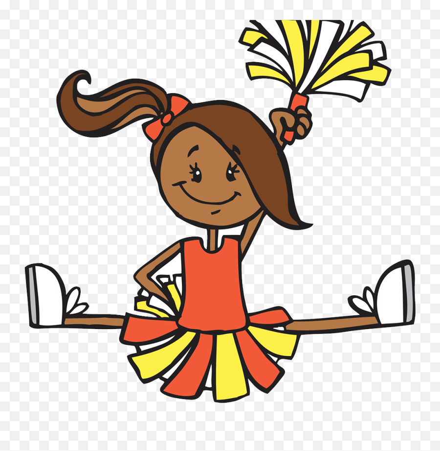 Picture - Cheerleaders Cartoon Png Clipart Emoji,Cheerleader Emoji