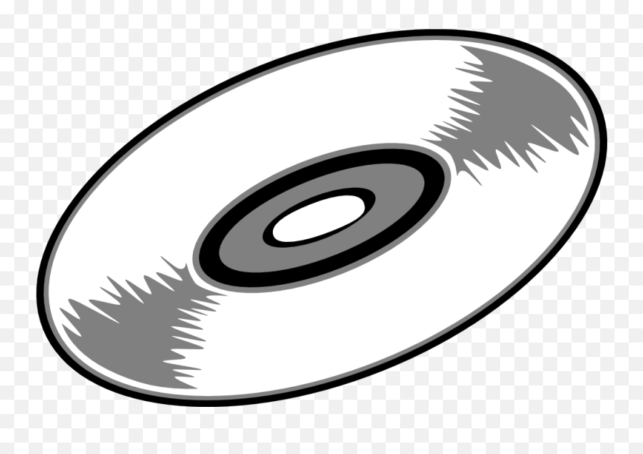 Black And White Vinyl Record Clipart - Music Records Coloring Pages Emoji,Vinyl Record Emoji