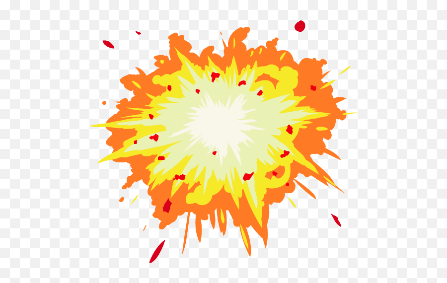 Clear Background Explosion Clipart Png - Explosion Clipart Transparent Emoji,Explode Emoji