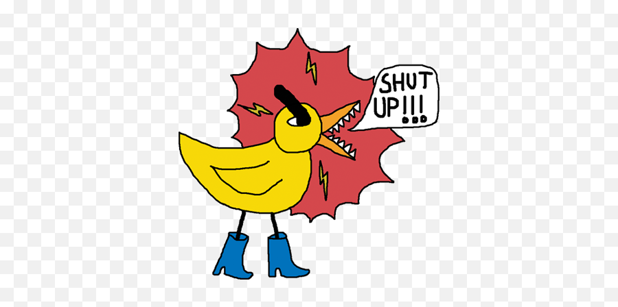 Angry Duck Stickers Vol 1 By Karen Anna Sandholm - Cartoon Emoji,Anarchist Emoji