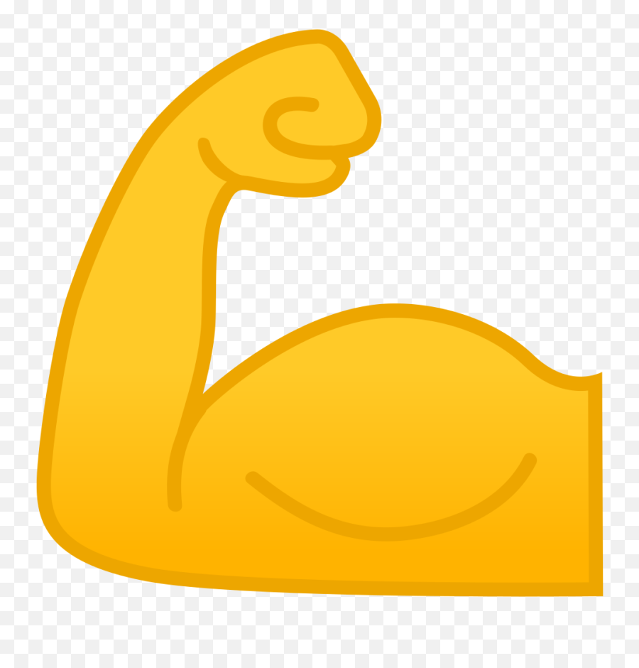 Flexed Biceps Icon - Muscle Arm Emoji,B Emoji Png