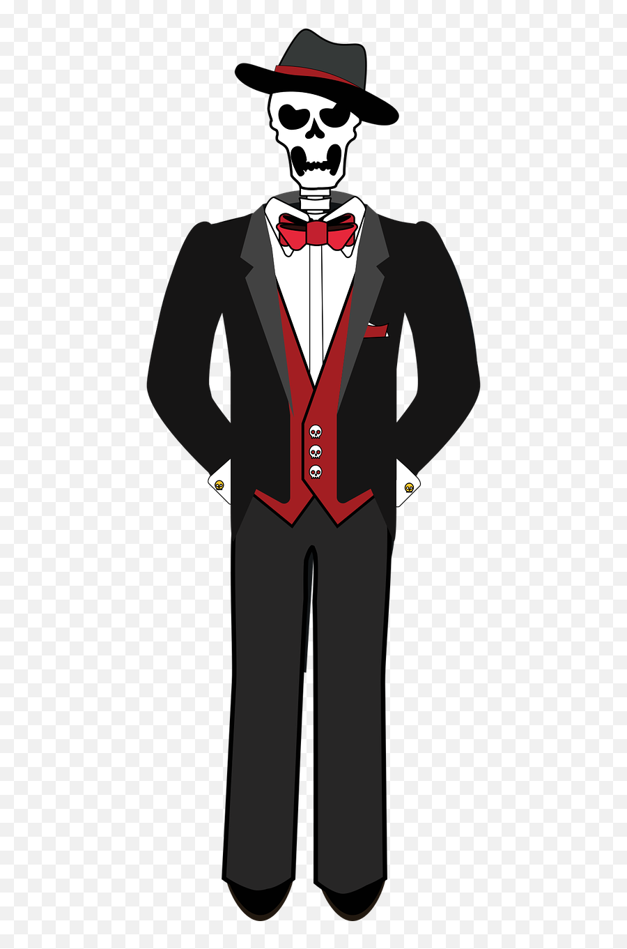 Download Free Photo Of Graphic Skeleton Tuxedo Tux Suit - Skeleton Drawing With Suit Emoji,Mardi Gras Emoji