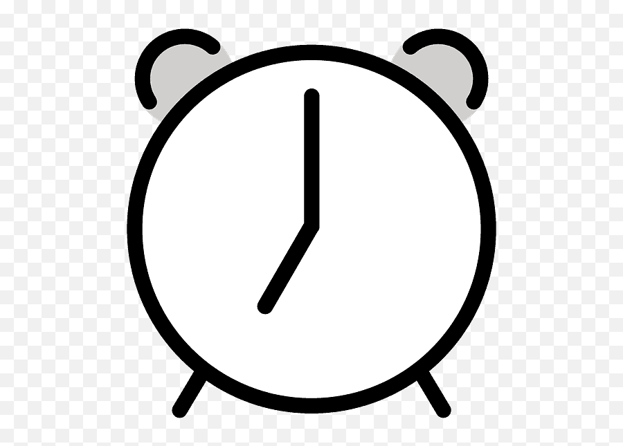 Alarm Clock Emoji Clipart - Emoji Of Clocks,Watch Clock Emoji