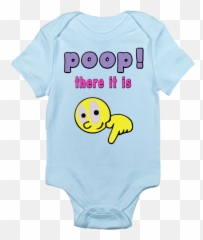 Baby Bodysuit - Poop There It Is Smiley Emoji