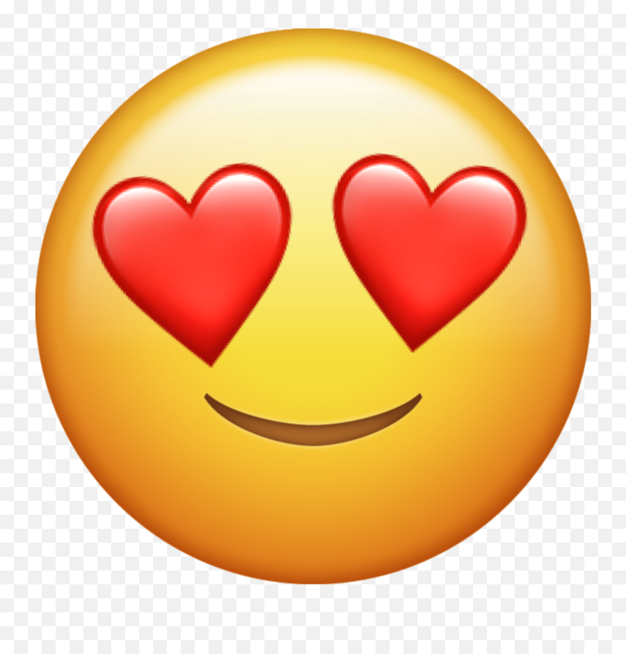 Emoji Feliz Coração Edit Adesivo - Smiley,Feliz Emoji