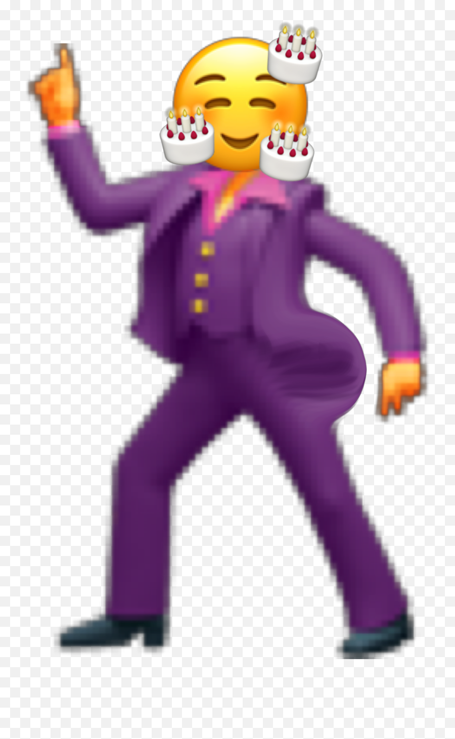 Emoji Cake Daddy Sadedit Sad Sticker By Fiona - Dancing Man Emoji Png,Emoji Cake