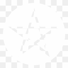 Wiccan Pentagram Circle Transfer Sticker - Five Pointed Star Outline Emoji,Pentagram Emoji