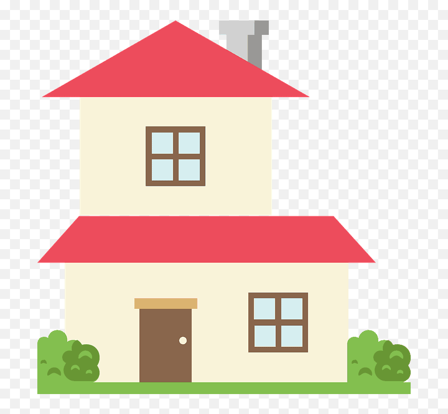 House Emoji Clipart - Casa Con Jardin Dibujo,House Emoji Png