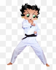 Betty Boop Black Betty Boop - Betty Boop Emoji,Emoji Karate Kid