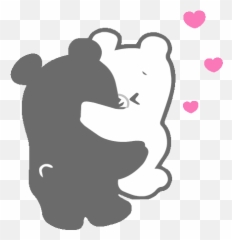 Top Hug Stickers for Android u0026 iOS Gfycat - Romantic Bear Gif Emoji