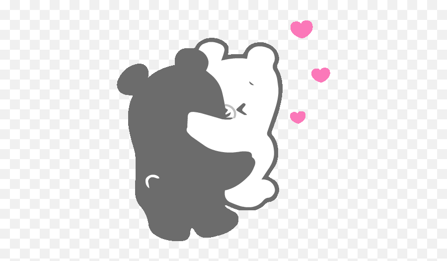 Top Hug Stickers For Android U0026 Ios Gfycat - Romantic Bear Hug Gif Emoji,Hugs Emoji Android