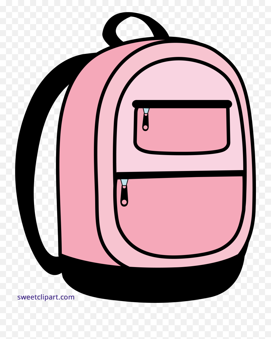 Backpack Clipart Cartoon Backpack Cartoon Transparent Free - Back Pack Clip Art Emoji,Emoji Backpacks