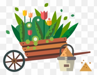 Clip Art Free Stock Garden Shipping Flowers Transprent - Cartoon Png Emoji