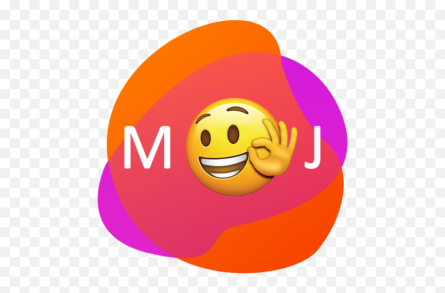 Moj - Indian Short Video App Google Play Happy Emoji,Pumpkin Emoticon