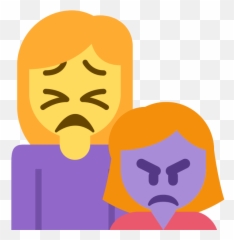 Emoji Face Mashup Bot On Twitter U200d Family Woman - For Adult,Girl Emoji Transparent