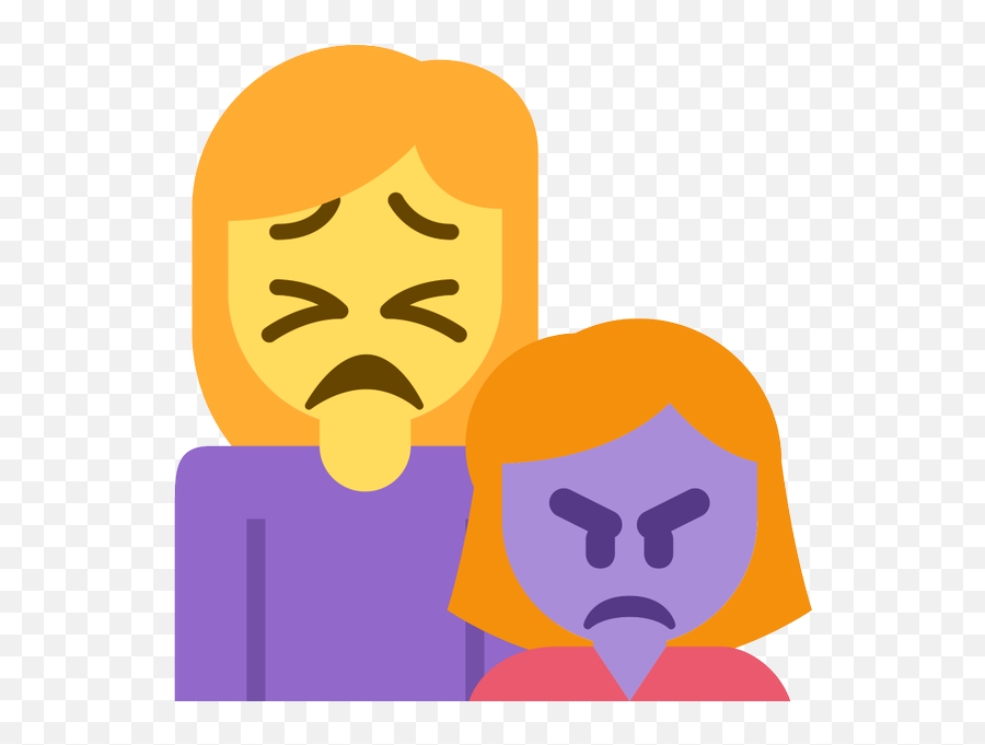 Emoji Face Mashup Bot On Twitter U200d Family Woman - For Adult,Girl Emoji Transparent