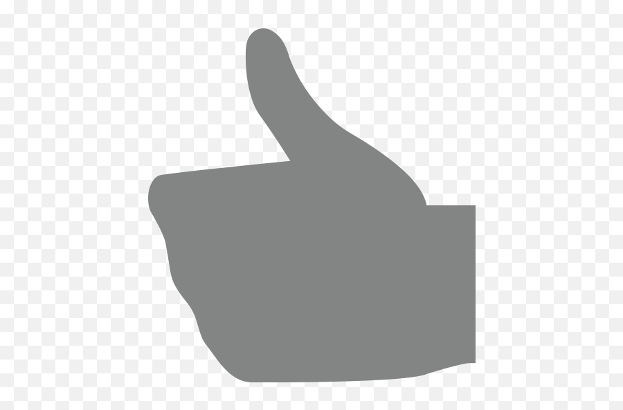 Thumbs Down Sign Emoji For Facebook Email Sms - Grey Thumbs Up Png,Thumbs Up Emoji Text