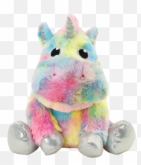 Unicorn Tie Dye Furry Pillow - Iscream Tie Dye Unicorn Emoji,Unicorn Emoji Pillow