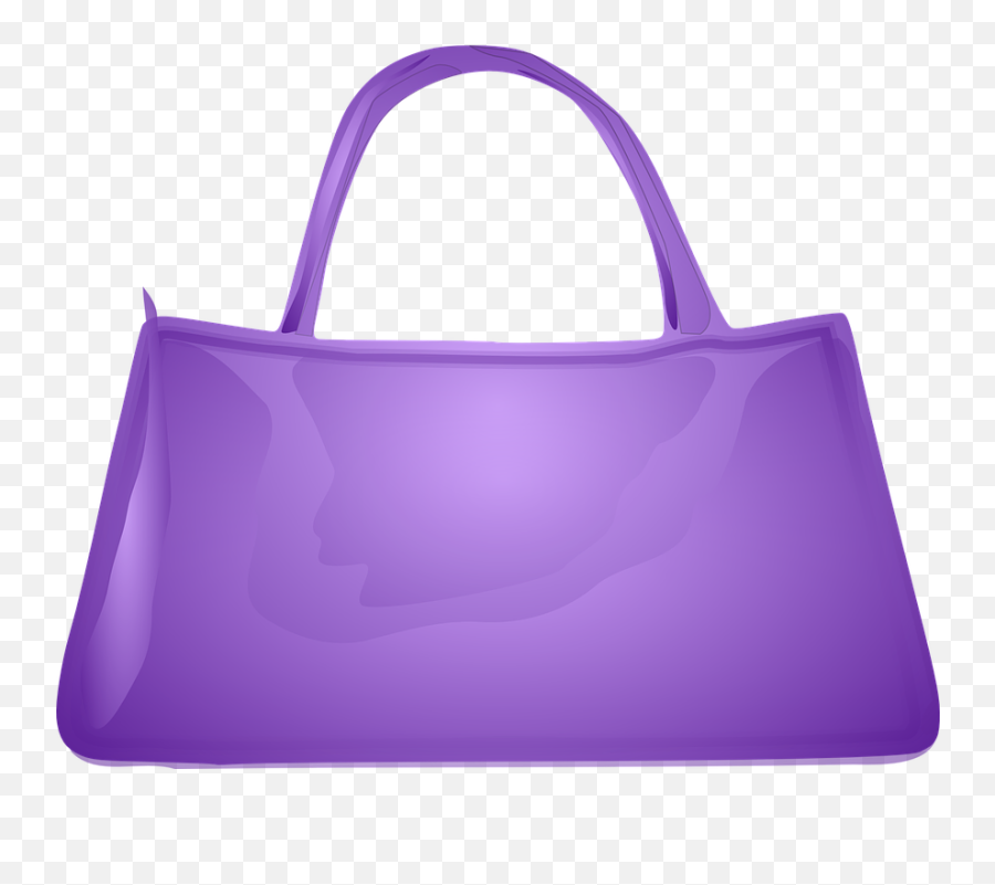 Handbag Purse Purple - Women Bag Clipart Png Emoji,Emoji Tote Bag